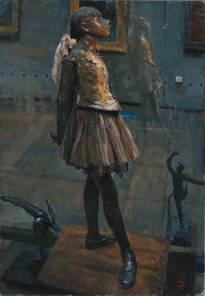 Bailarina de catorce años en el Museo D´Orsay. París.